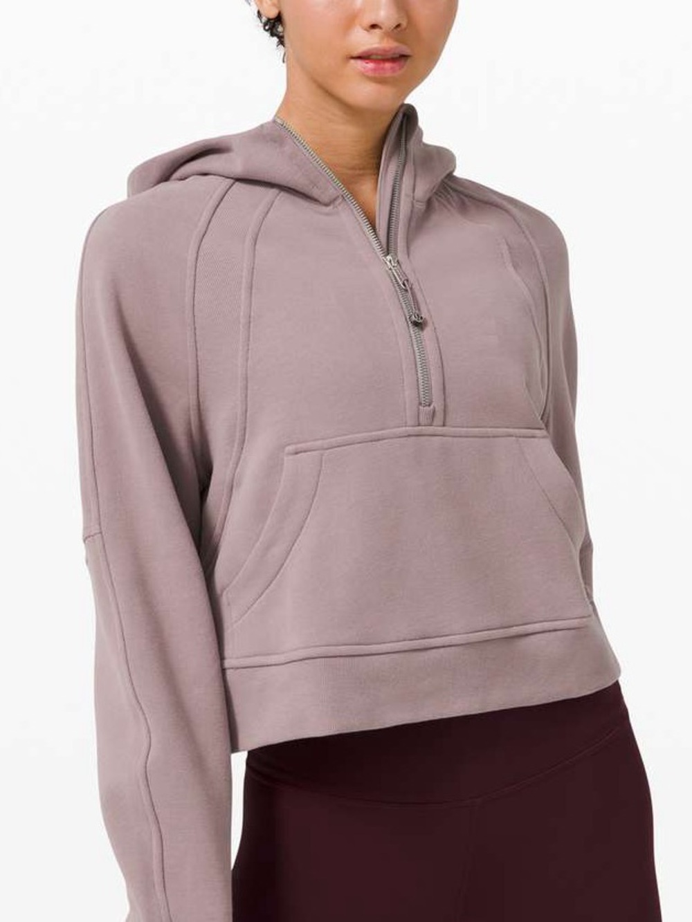 Lululemon Scuba Oversized 1/2 Zip Hoodie, Violet Verbena, Size XL/XXL